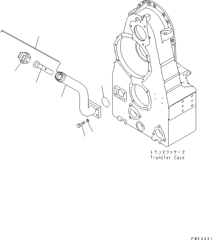 Схема запчастей Komatsu WA500-3LK - ТРАНСМИССИЯ ASSEMBLY (ПЕРЕДАЧА МАСЛОНАЛИВНОЙ ПАТРУБОК) СИЛОВАЯ ПЕРЕДАЧА И КОНЕЧНАЯ ПЕРЕДАЧА