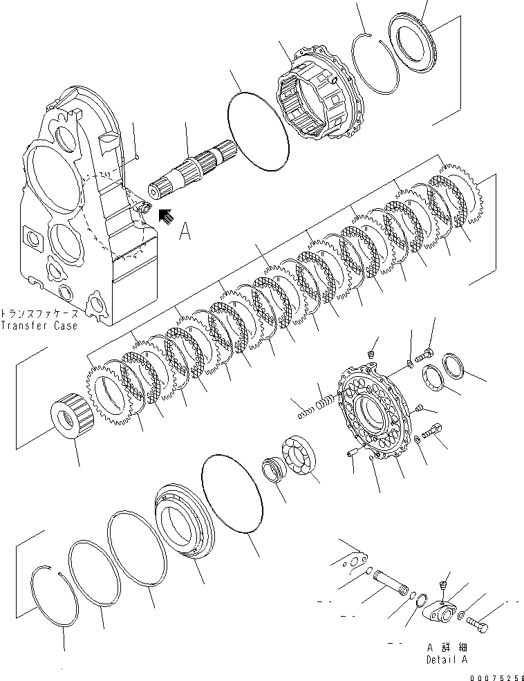 Схема запчастей Komatsu WA500-3LK - ТРАНСМИССИЯ ASSEMBLY (СТОЯНОЧНЫЙ ТОРМОЗ) СИЛОВАЯ ПЕРЕДАЧА И КОНЕЧНАЯ ПЕРЕДАЧА