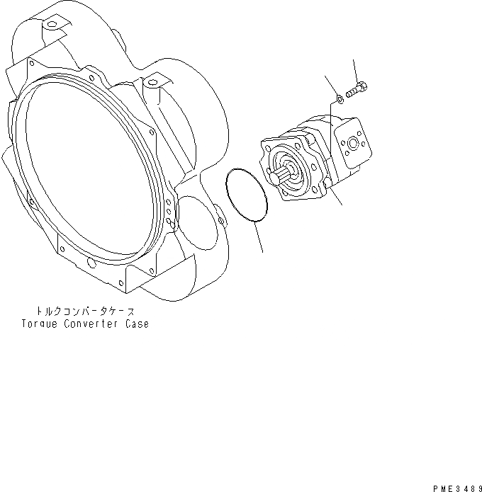 Схема запчастей Komatsu WA500-3LK - ГИДРОТРАНСФОРМАТОР И ТРАНСМИССИЯ (НАСОС КРЕПЛЕНИЕ) СИЛОВАЯ ПЕРЕДАЧА И КОНЕЧНАЯ ПЕРЕДАЧА