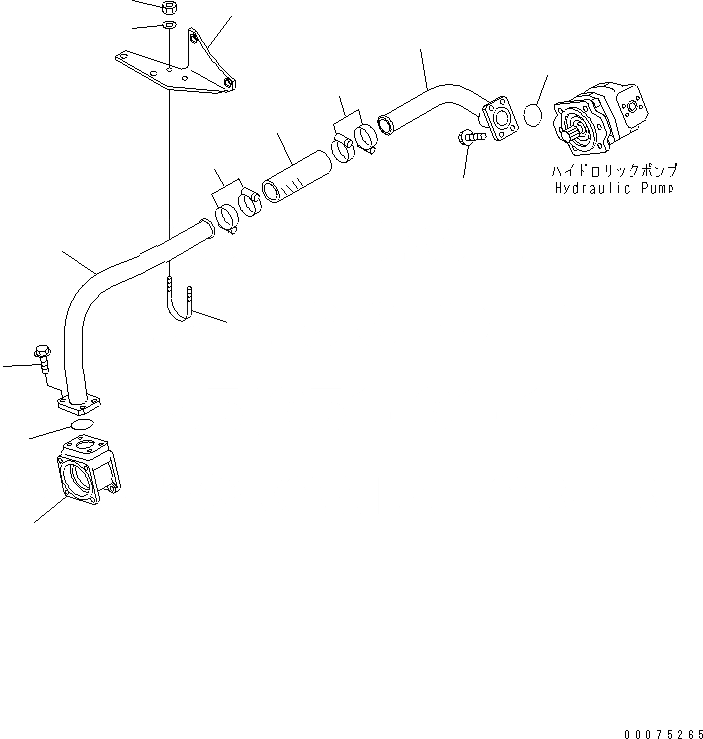 Схема запчастей Komatsu WA500-3LK - ГИДРОТРАНСФОРМАТОР И ТРАНСМИССИЯ ТРУБЫ (МАСЛ. ФИЛЬТР ВСАСЫВ. ЛИНИЯ) СИЛОВАЯ ПЕРЕДАЧА И КОНЕЧНАЯ ПЕРЕДАЧА