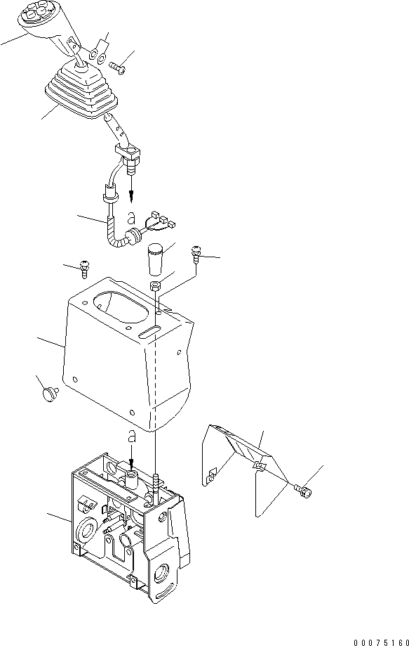 Схема запчастей Komatsu WA500-3LK - СИДЕНЬЕ ОПЕРАТОРА (РУКОЯТЬ И КОМПОНЕНТЫ) (С ДЖОЙСТИК РУЛЕВ. УПРАВЛЕНИЕ) КАБИНА ОПЕРАТОРА И СИСТЕМА УПРАВЛЕНИЯ