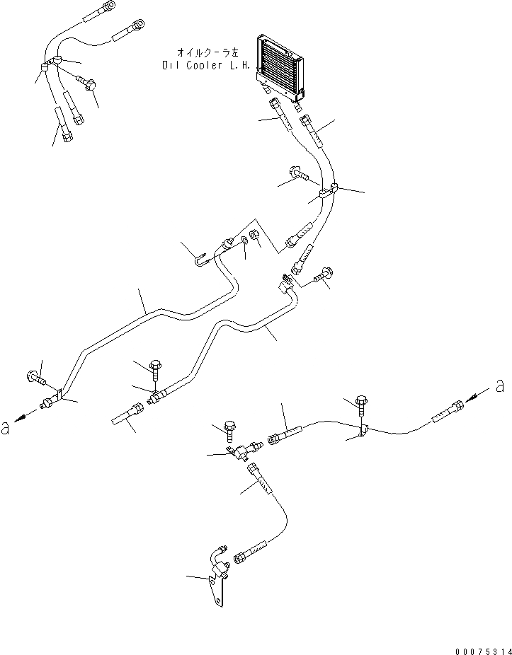 Схема запчастей Komatsu WA500-3LK - УПРАВЛ-Е ТОРМОЗОМ (НАСОС - ЛЕВ. МАСЛООХЛАДИТЕЛЬ¤ /) (С ВСАСЫВ. ВЕНТИЛЯТОРОМ) КАБИНА ОПЕРАТОРА И СИСТЕМА УПРАВЛЕНИЯ