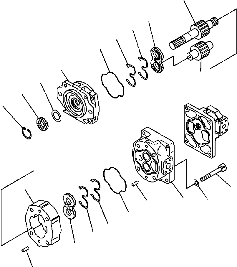 Схема запчастей Komatsu WA500-6 - H-A ГИДР. НАСОС. ГИДРОТРАНСФОРМАТОР И PPC (/) ГИДРАВЛИКА