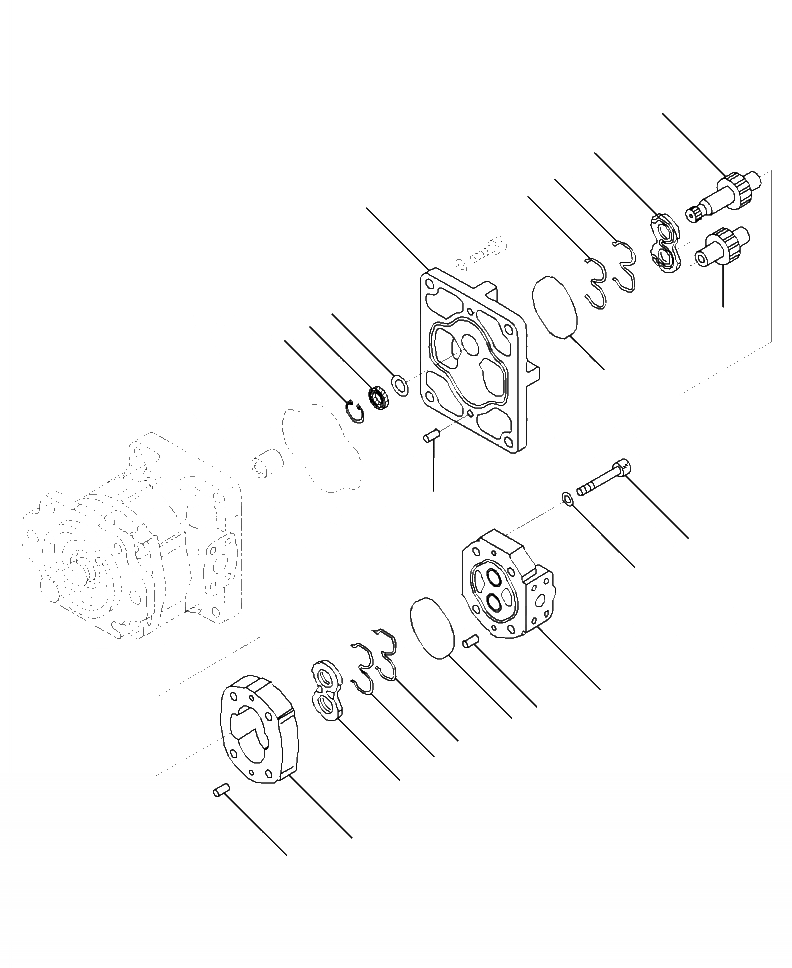 Схема запчастей Komatsu WA500-6 - H-A ГИДР. НАСОС. ГИДРОТРАНСФОРМАТОР И PPC (ДЛЯ ТОРМОЗ. СИСТЕМА ОХЛАЖДЕНИЯ) (/) ГИДРАВЛИКА