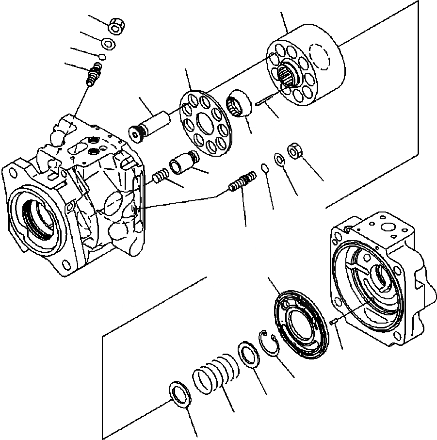 Схема запчастей Komatsu WA500-6 - H-A ГИДР. НАСОС. РУЛЕВ. УПРАВЛЕНИЕ (заводской номер A9-A9) (/) ГИДРАВЛИКА