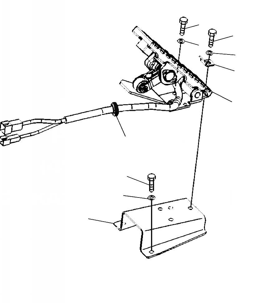 Схема запчастей Komatsu WA500-6 - K-A КАБИНА ROPS ПЕДАЛЬ АКСЕЛЕРАТОРАКРЕПЛЕНИЕ OPERATORXD S ОБСТАНОВКА И СИСТЕМА УПРАВЛЕНИЯ