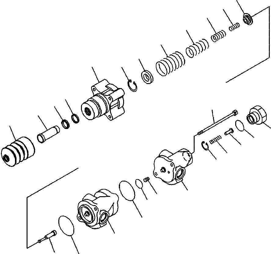 Схема запчастей Komatsu WA500-6 - K-A КАБИНА ROPS ТОРМОЗНОЙ КЛАПАН ASSEMBLY OPERATORXD S ОБСТАНОВКА И СИСТЕМА УПРАВЛЕНИЯ