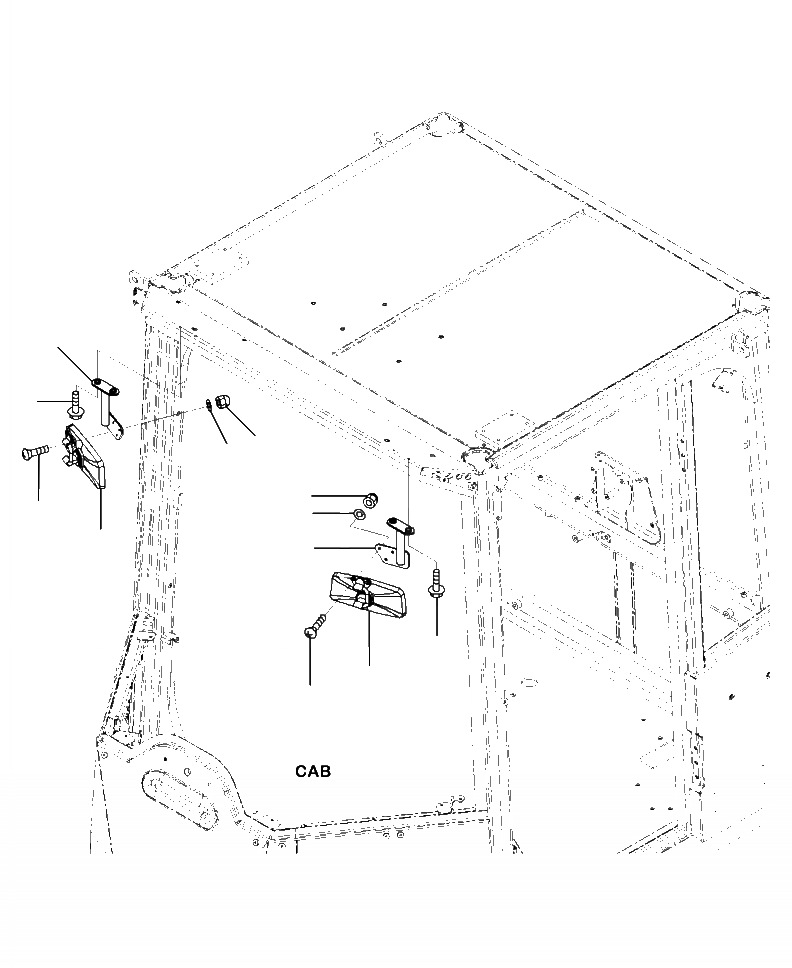 Схема запчастей Komatsu WA500-6 - K-A КАБИНА ROPS ВНУТР. ЗАДН.VIEW MIRRORS OPERATORXD S ОБСТАНОВКА И СИСТЕМА УПРАВЛЕНИЯ