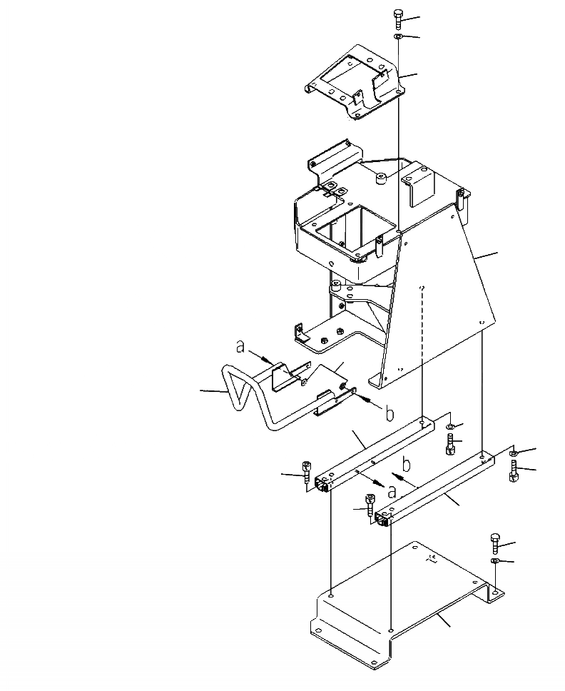 Схема запчастей Komatsu WA500-6 - K-A УПРАВЛЕНИЕ ПОГРУЗКОЙ SLIDE И КОРПУС (2-Х СЕКЦИОНН.) OPERATORXD S ОБСТАНОВКА И СИСТЕМА УПРАВЛЕНИЯ