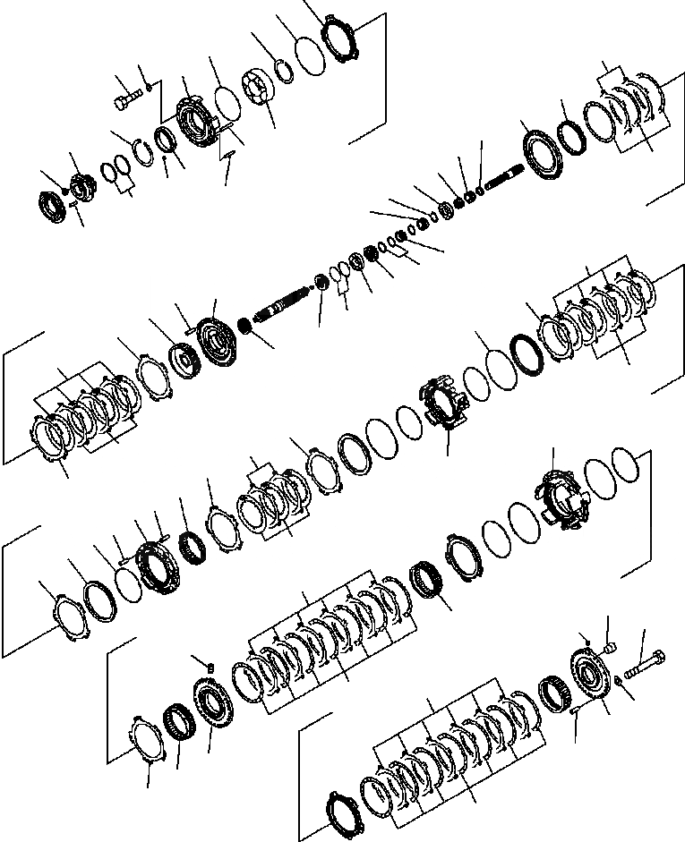 Схема запчастей Komatsu WA500-7 - F-8A ТРАНСМИССИЯ ПЕРВ. И ВТОР. КОЖУХ СИЛОВАЯ ПЕРЕДАЧА И КОНЕЧНАЯ ПЕРЕДАЧА