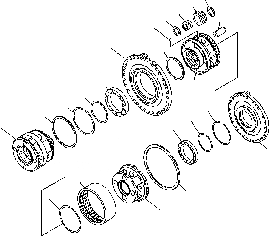 Схема запчастей Komatsu WA500-7 - F-A ТРАНСМИССИЯ ПЕРЕД. НЕСУЩИЙ ЭЛЕМЕНТ СИЛОВАЯ ПЕРЕДАЧА И КОНЕЧНАЯ ПЕРЕДАЧА