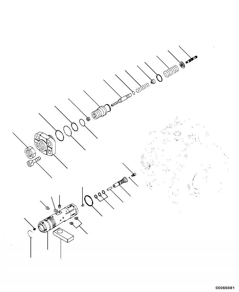 Схема запчастей Komatsu WA500-7 - H-A ГИДР. НАСОС. ПОГРУЗ. НАСОС (PC КЛАПАН) (/8) ГИДРАВЛИКА