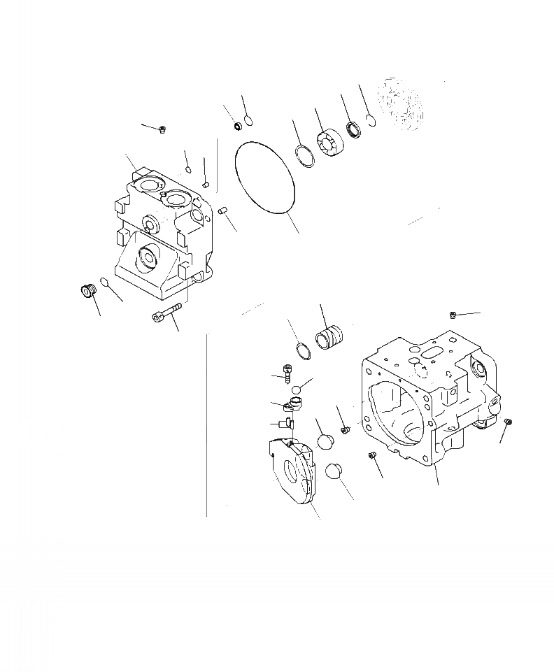 Схема запчастей Komatsu WA500-7 - H-A ГИДР. НАСОС. ВЕНТИЛЯТОР ОХЛАЖДЕНИЯ НАСОС (/) ГИДРАВЛИКА
