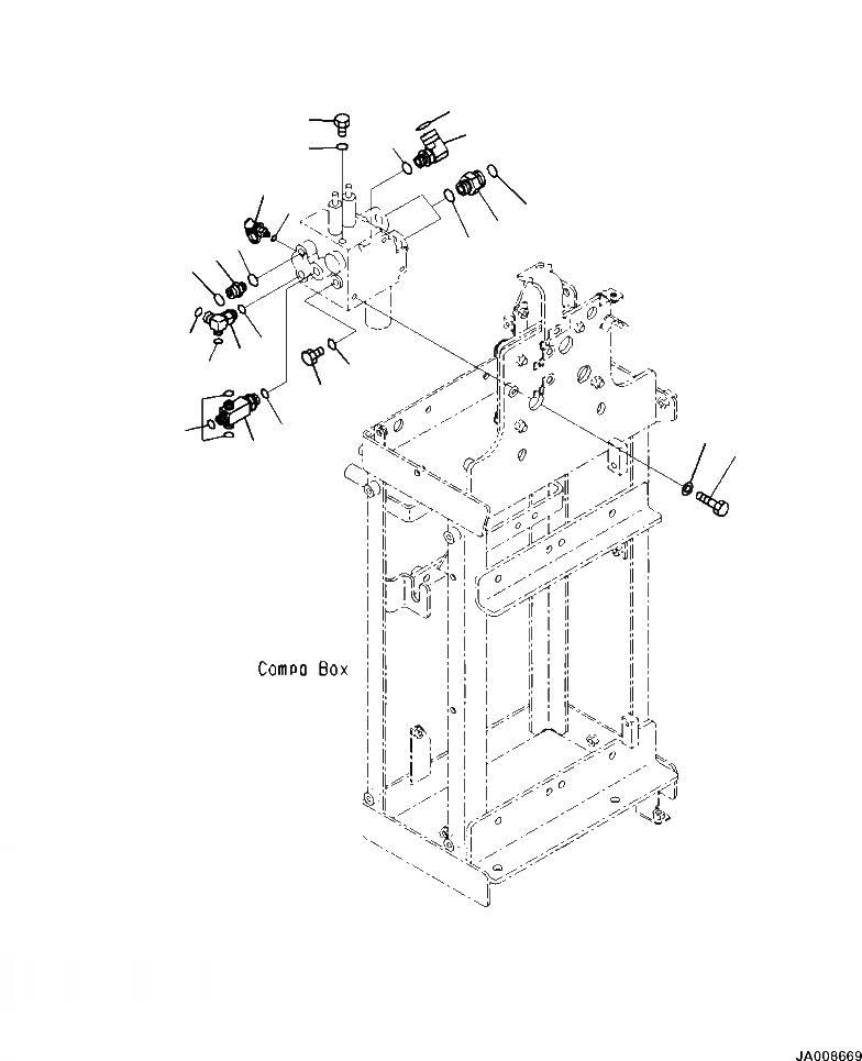 Схема запчастей Komatsu WA500-7 - K7-A ТОРМОЗ. COMPONENT КОРПУС ЗАГРУЗОЧН. КЛАПАН КРЕПЛЕНИЕ OPERATORXD S ОБСТАНОВКА И СИСТЕМА УПРАВЛЕНИЯ