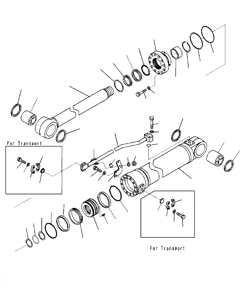 Схема запчастей Komatsu WA500-7 - T-A ЦИЛИНДР ASSEMBLY КОВШ (СТАНДАРТН.) РАБОЧЕЕ ОБОРУДОВАНИЕ