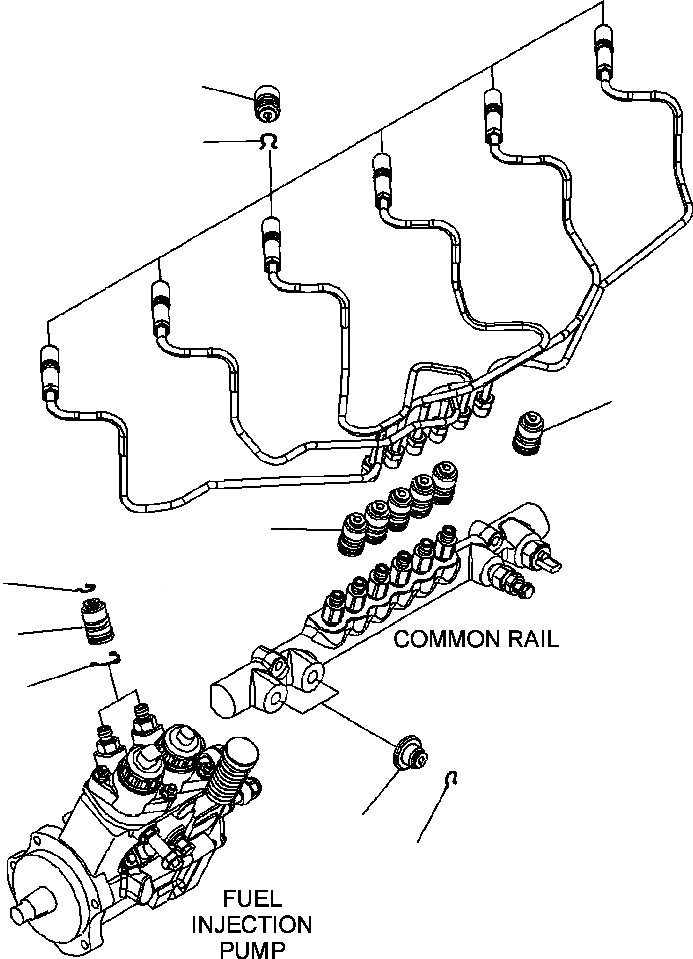 Схема запчастей Komatsu WA500-6 - A-BC ТОПЛИВН. СОЕДИН-Е КРЫШКИ ДВИГАТЕЛЬ