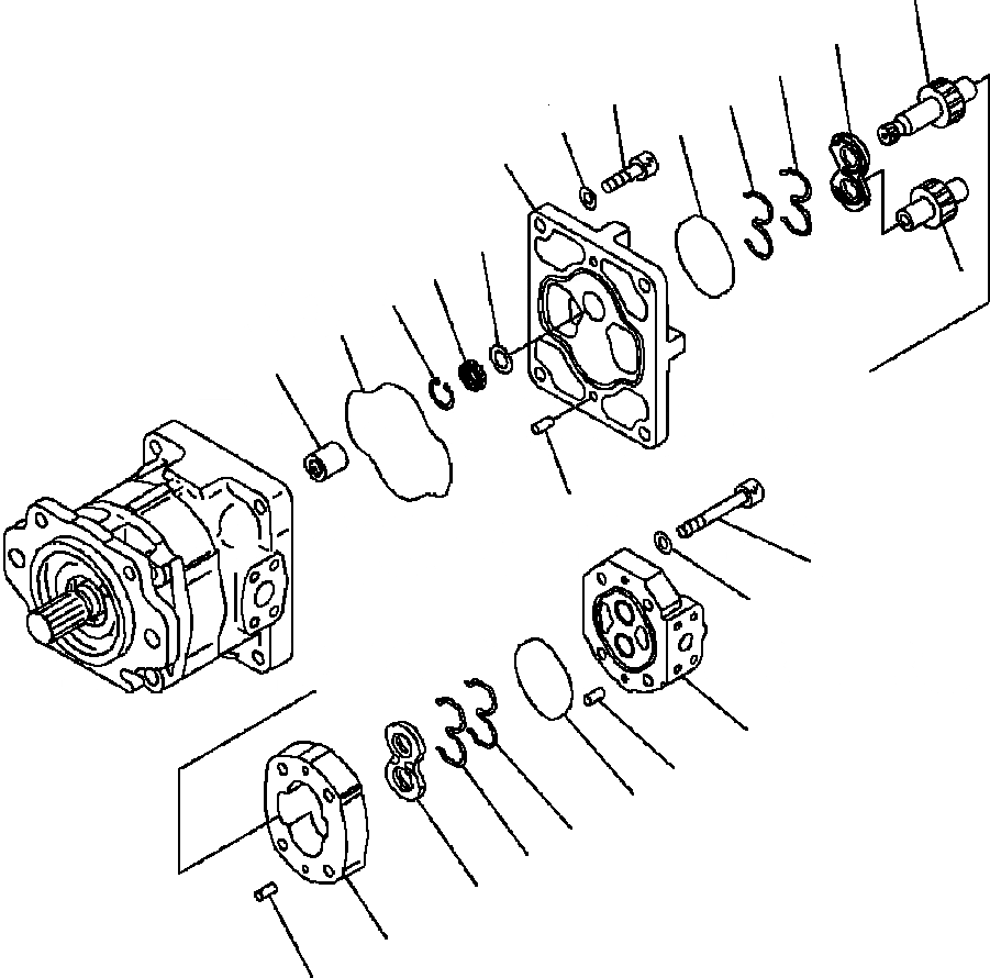 Схема запчастей Komatsu WA500-6 - H-A ГИДР. НАСОС. PPC - ДЛЯ ТОРМОЗ. СИСТЕМА ОХЛАЖДЕНИЯ (/) ГИДРАВЛИКА