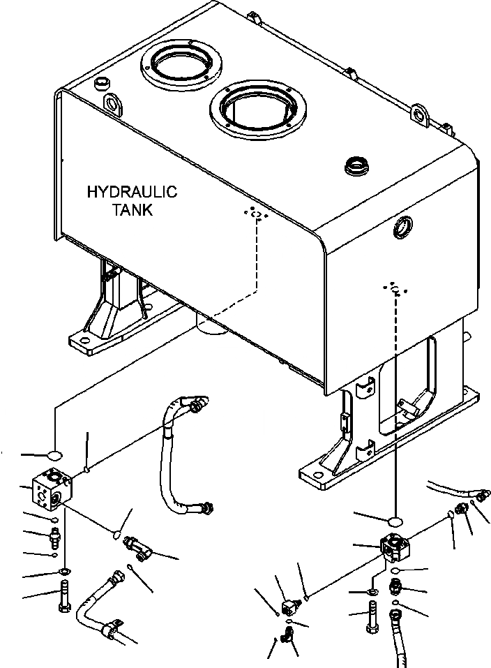 Схема запчастей Komatsu WA500-6 - H-B ГИДРОЛИНИЯ БАК ТРУБЫ (/) ГИДРАВЛИКА
