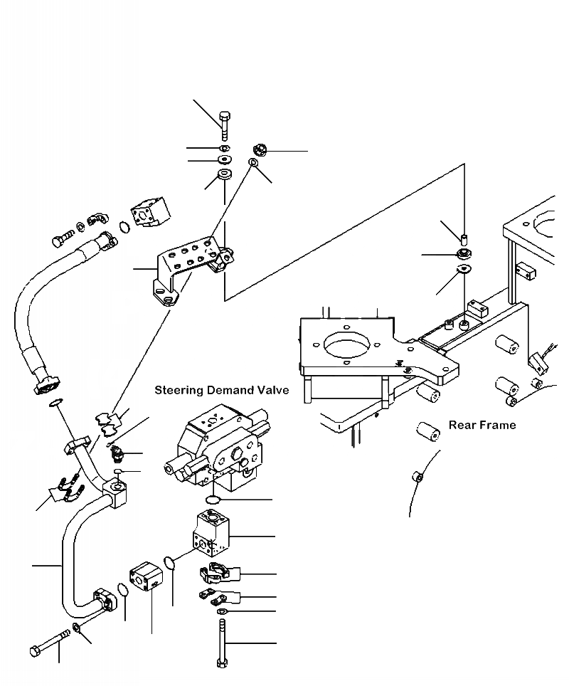 Схема запчастей Komatsu WA500-6 - H-A ГИДРОЛИНИЯ РУЛЕВОГО УПРАВЛЕНИЯ ЗАПРАШИВАЮЩ. КЛАПАН ЛИНИЯ (ДЛЯ ЭКСТРЕННОГО УПРАВЛЕНИЯ) ГИДРАВЛИКА