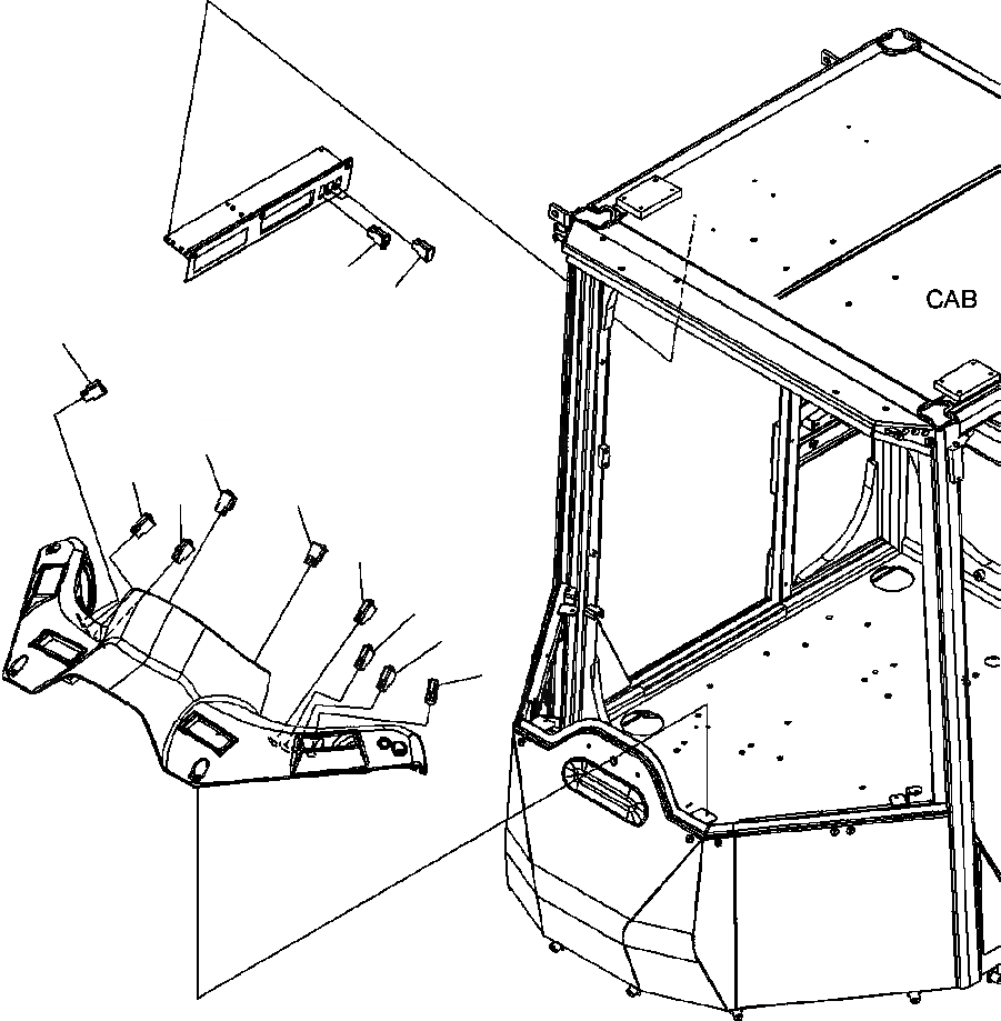 Схема запчастей Komatsu WA500-6 - K-A КАБИНА ROPS ПЕРЕКЛЮЧАТЕЛЬ (ECSS И ПОГРУЗ. METER) OPERATORXD S ОБСТАНОВКА И СИСТЕМА УПРАВЛЕНИЯ