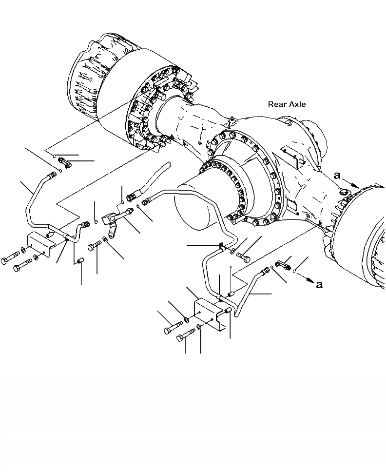 Схема запчастей Komatsu WA500-6 - K-A УПРАВЛ-Е ТОРМОЗОМ ЗАДН. МОСТ ЛИНИЯ (ДЛЯ ТОРМОЗ. СИСТЕМА ОХЛАЖДЕНИЯ) (/) OPERATORXD S ОБСТАНОВКА И СИСТЕМА УПРАВЛЕНИЯ