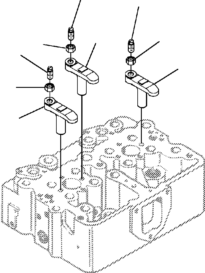 Схема запчастей Komatsu WA500-1LC - FIG. A-A CROSSHEAD ASSEMBLY ДВИГАТЕЛЬ