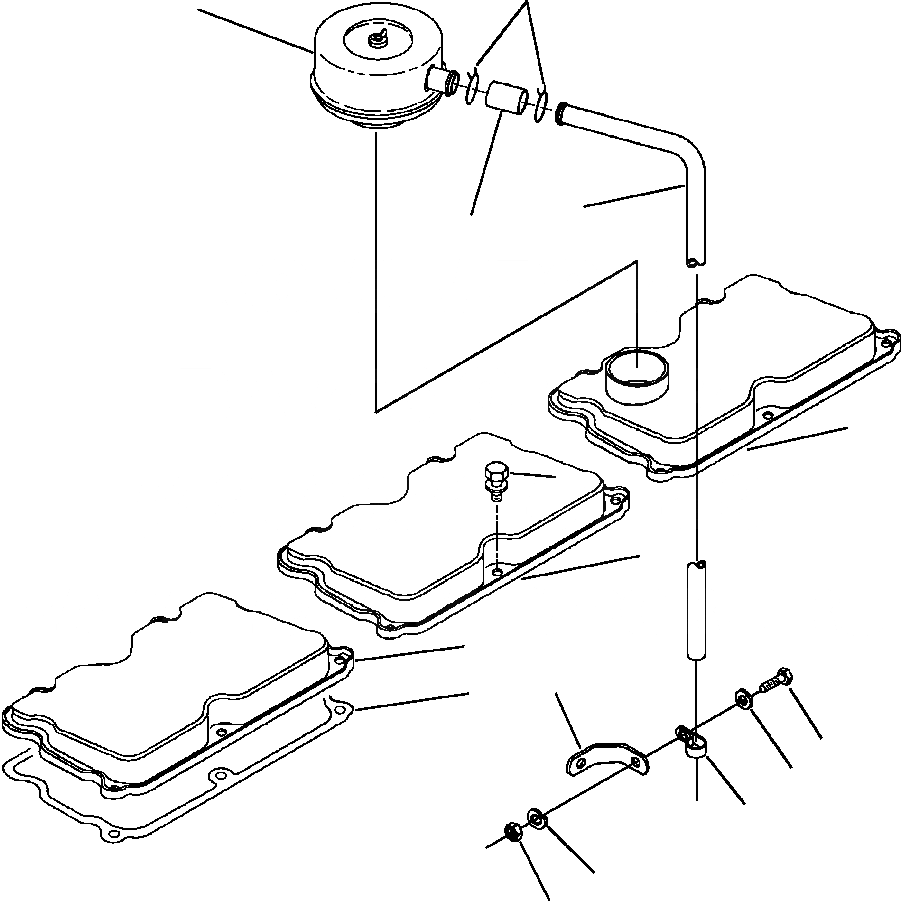 Схема запчастей Komatsu WA500-1LC - FIG. A-A КОРОМЫСЛО КОЖУХ COVER ДВИГАТЕЛЬ