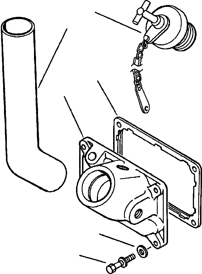 Схема запчастей Komatsu WA500-1LC - FIG. A-A МАСЛ. FILL LOCATION ДВИГАТЕЛЬ