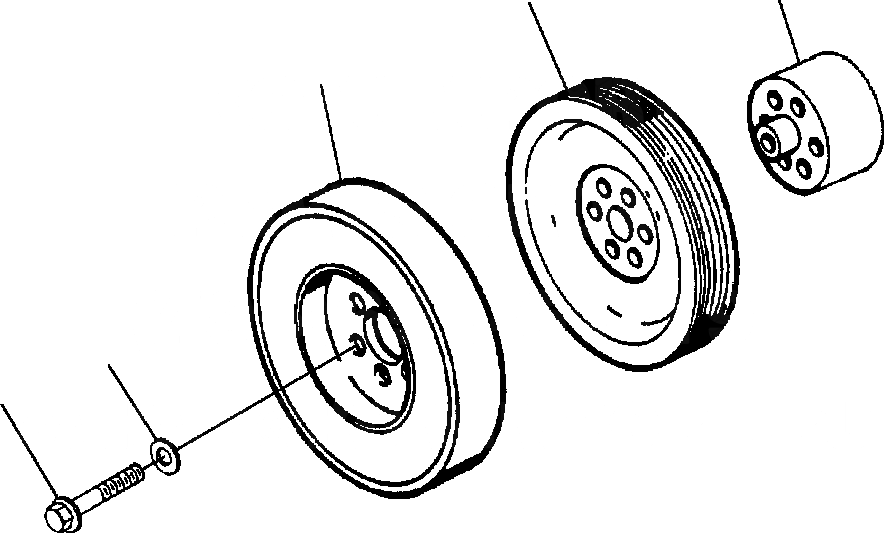 Схема запчастей Komatsu WA500-1LC - FIG. A-A ДЕМПФЕР ДВИГАТЕЛЬ