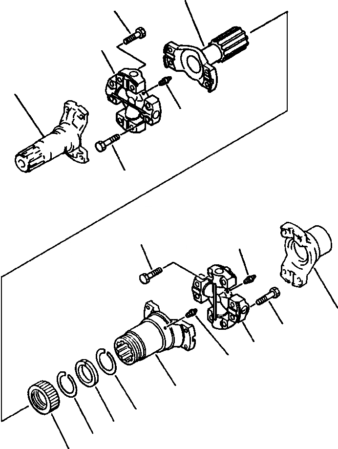 Схема запчастей Komatsu WA500-1LC - FIG. F-A ВЕДУЩ. ВАЛ - ЦЕНТР. СИЛОВАЯ ПЕРЕДАЧА И КОНЕЧНАЯ ПЕРЕДАЧА