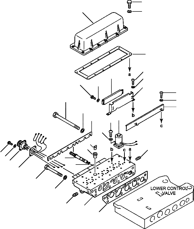 Схема запчастей Komatsu WA500-1LC - FIG. F-A ТРАНСМИССИЯ - СОЛЕНОИДНЫЙ КЛАПАН СИЛОВАЯ ПЕРЕДАЧА И КОНЕЧНАЯ ПЕРЕДАЧА