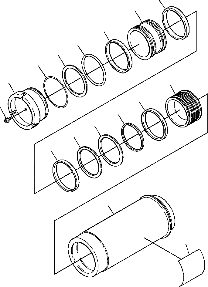Схема запчастей Komatsu WA500-1LC - FIG. H-A ЭЛЕКТРОНН.ALLY УПРАВЛ-ЕLED ПОДВЕСКА СИСТЕМА - НИЗ.-PRESSURE АККУМУЛЯТОР - 78 PSI (. KG/SQ. CM) ГИДРАВЛИКА
