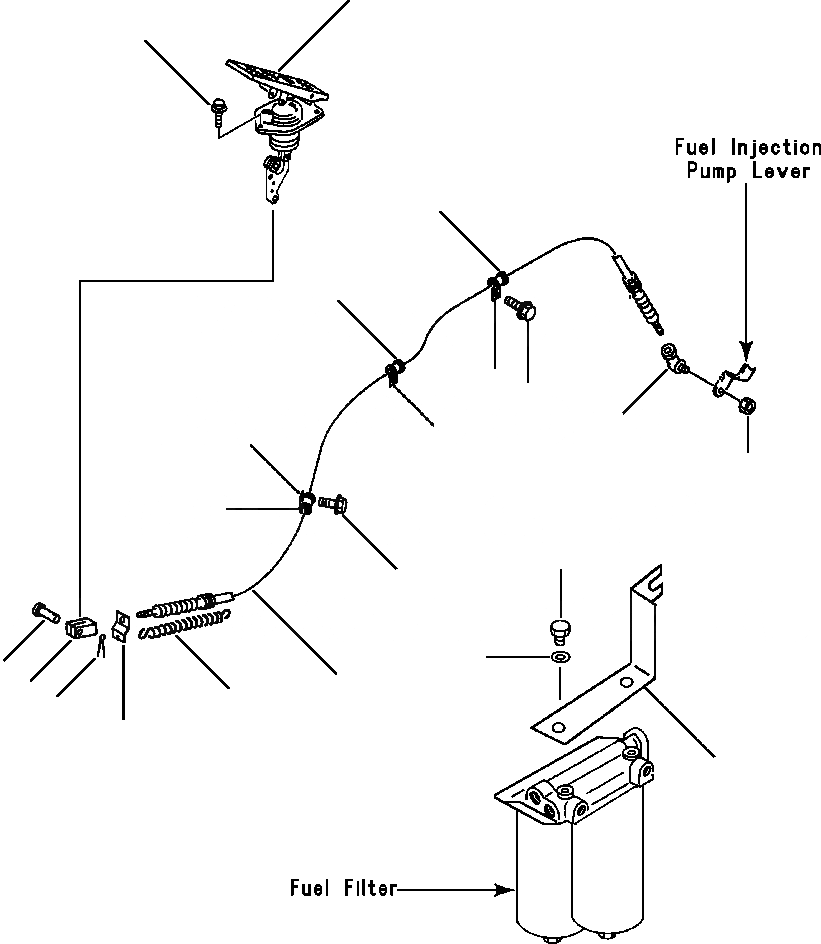 Схема запчастей Komatsu WA500-1LE - АКСЕЛЕРАТОР МЕХАНИЗМ КОМПОНЕНТЫ ДВИГАТЕЛЯ & ЭЛЕКТРИКА