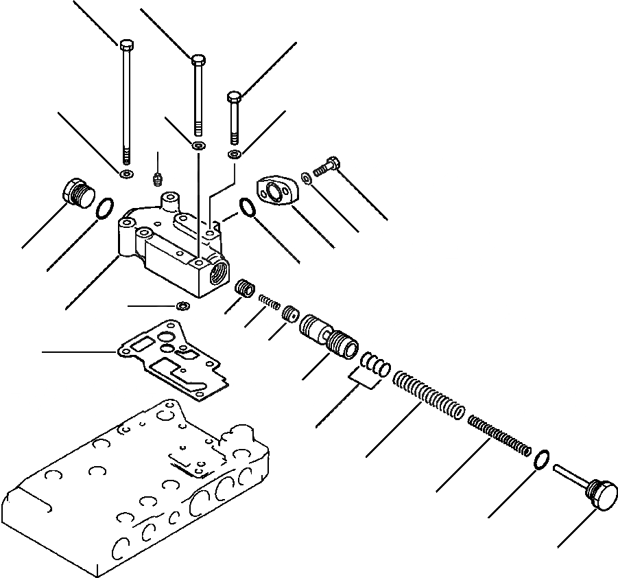 Схема запчастей Komatsu WA500-1LE - ТРАНСМИССИЯ ОСНОВН. РАЗГРУЗ. КЛАПАН ГИДРОТРАНСФОРМАТОР И ТРАНСМИССИЯ