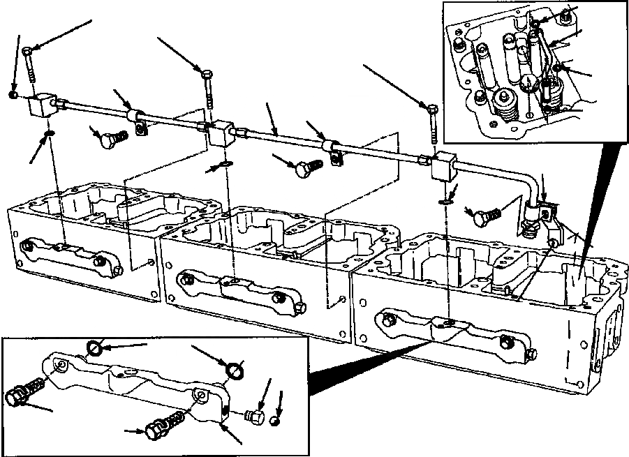 Схема запчастей Komatsu WA500-1LE - МАСЛ. КОЛЛЕКТОР СИСТЕМА СМАЗКИ МАСЛ. СИСТЕМА