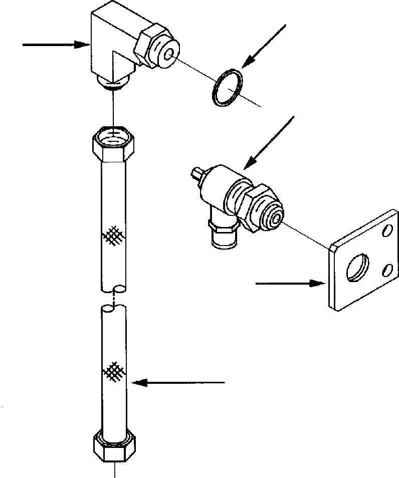 Схема запчастей Komatsu WA500-1LE - ДРЕНАЖ СИСТЕМА СМАЗКИ МАСЛ. СИСТЕМА