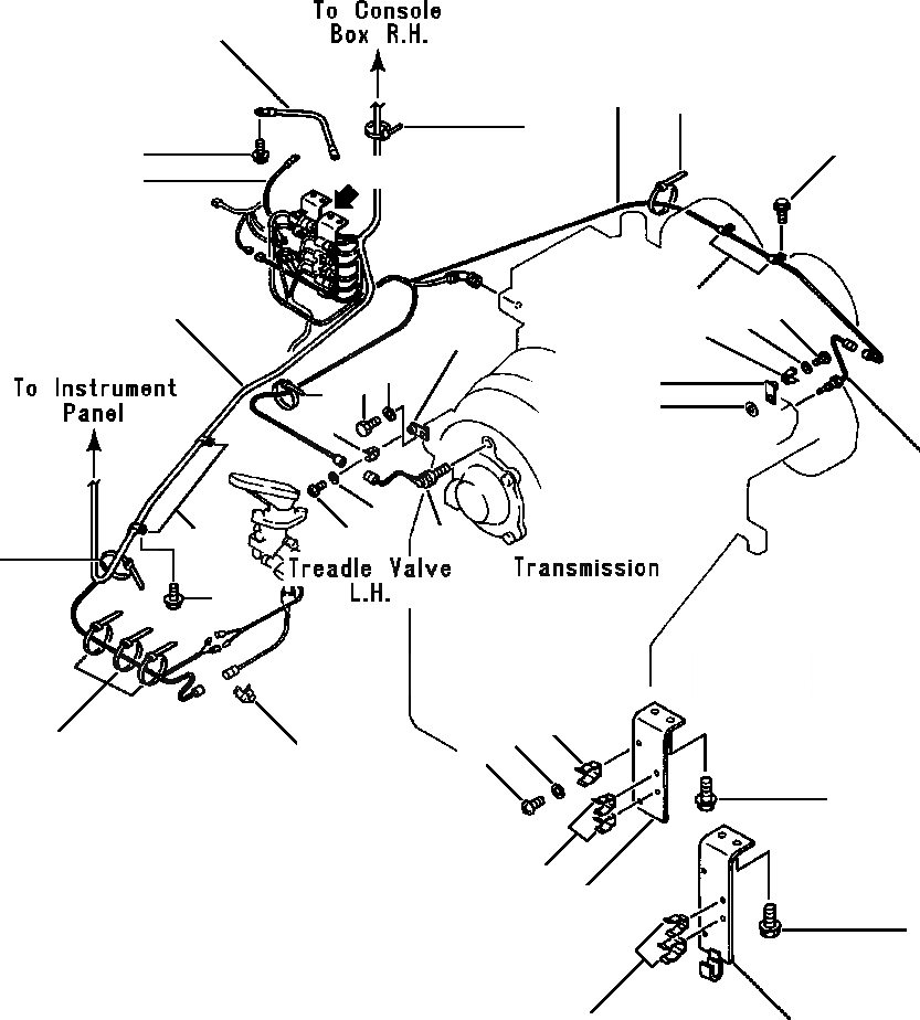 Схема запчастей Komatsu WA500-1L - ЭЛЕКТРИКА ПОЛ ЛИНИЯ КОМПОНЕНТЫ ДВИГАТЕЛЯ & ЭЛЕКТРИКА