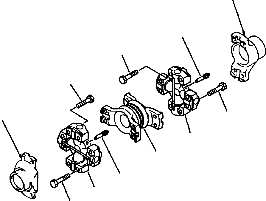 Схема запчастей Komatsu WA500-1L - ВЕДУЩ. ВАЛ (ВЕРХН.) ГИДРОТРАНСФОРМАТОР И ТРАНСМИССИЯ