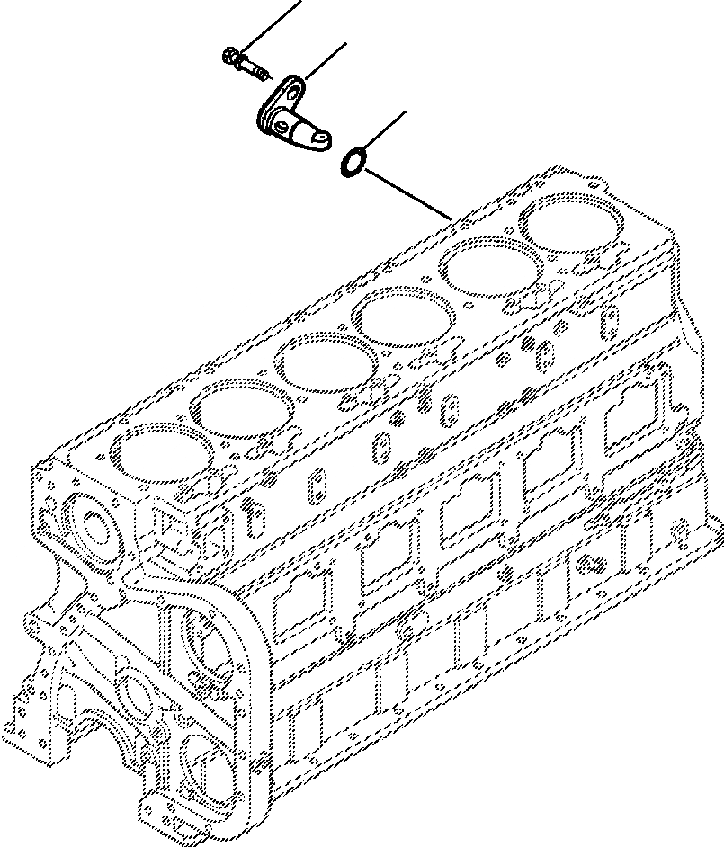 Схема запчастей Komatsu WA500-3L - A-AA ПОРШЕНЬ ОХЛАЖД-Е ФОРСУНКА ДВИГАТЕЛЬ