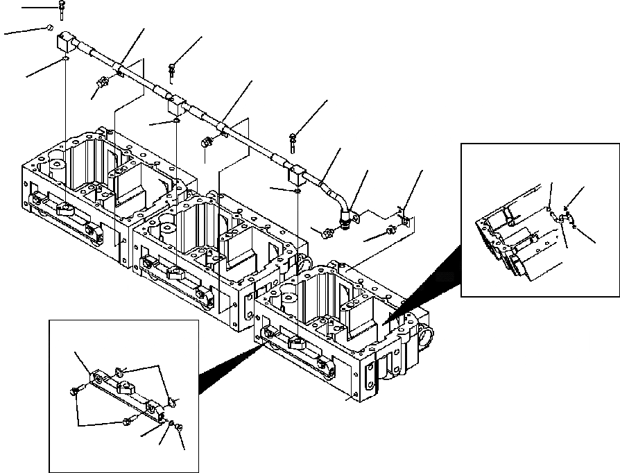 Схема запчастей Komatsu WA500-3L - A-AA МАСЛ. КОЛЛЕКТОР ДВИГАТЕЛЬ