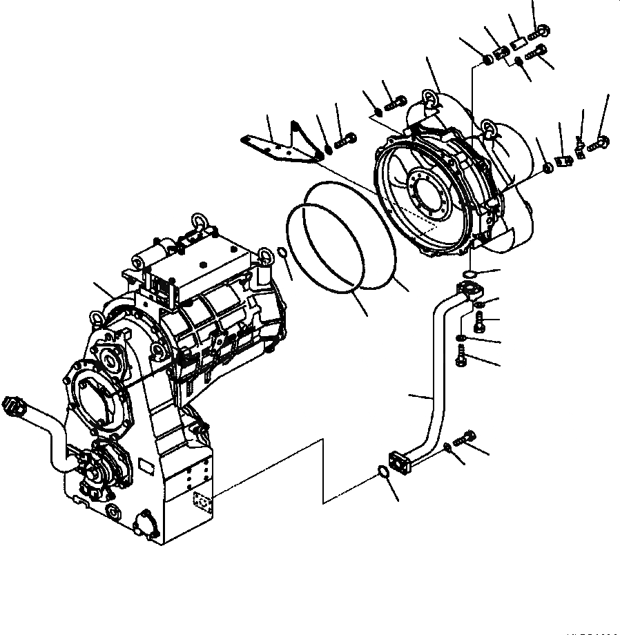 Схема запчастей Komatsu WA500-3L - F-A ГИДРОТРАНСФОРМАТОР И ТРАНСМИССИЯ ГИДРОТРАНСФОРМАТОР КРЕПЛЕНИЕ СИЛОВАЯ ПЕРЕДАЧА И КОНЕЧНАЯ ПЕРЕДАЧА