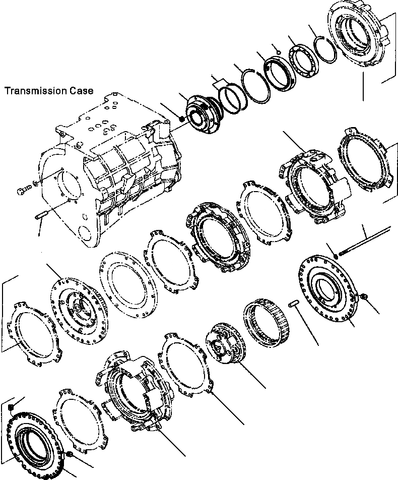 Схема запчастей Komatsu WA500-3L - F-A ТРАНСМИССИЯ ASSEMBLY ТРАНСМИССИЯ КОЖУХ СИЛОВАЯ ПЕРЕДАЧА И КОНЕЧНАЯ ПЕРЕДАЧА