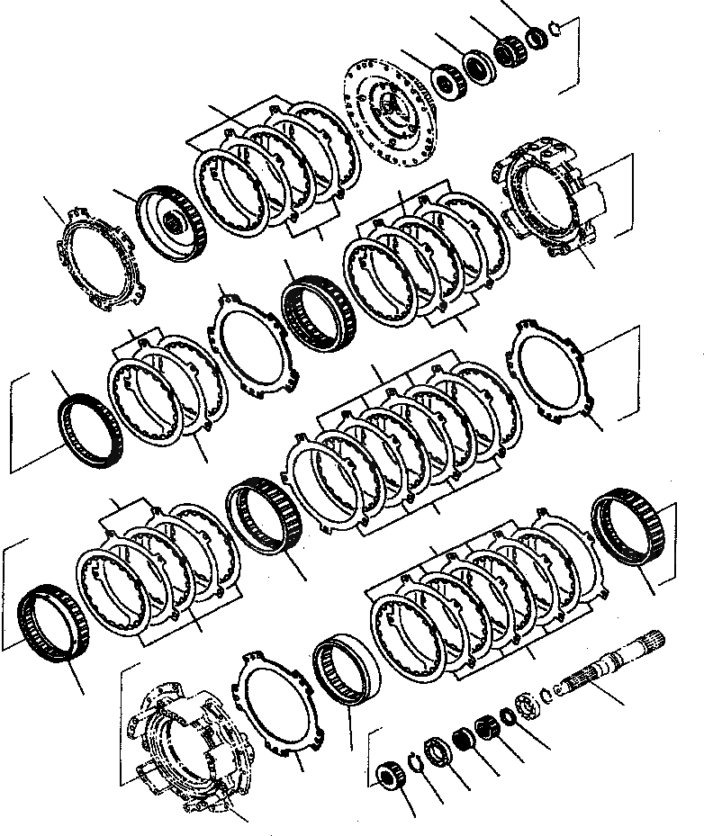 Схема запчастей Komatsu WA500-3L - F-A ТРАНСМИССИЯ ASSEMBLY ТРАНСМИССИЯ ПРИВОДS СИЛОВАЯ ПЕРЕДАЧА И КОНЕЧНАЯ ПЕРЕДАЧА