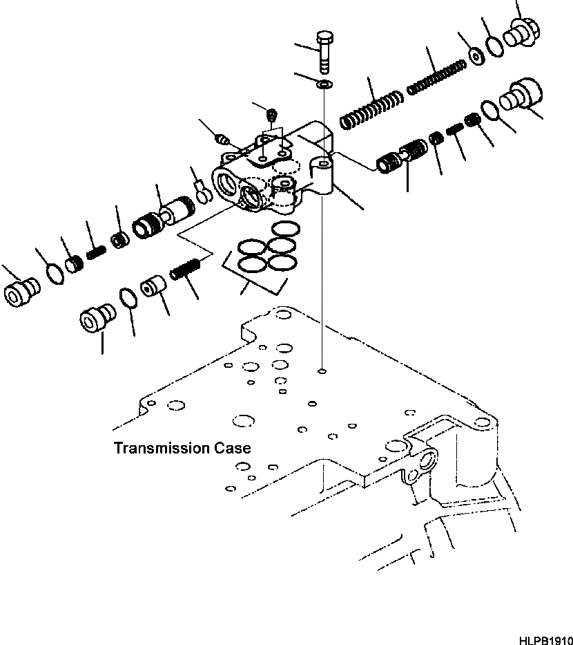 Схема запчастей Komatsu WA500-3L - F-A ТРАНСМИССИЯ ASSEMBLY ОСНОВН. РАЗГРУЗ. КЛАПАН ASSEMBLY СИЛОВАЯ ПЕРЕДАЧА И КОНЕЧНАЯ ПЕРЕДАЧА