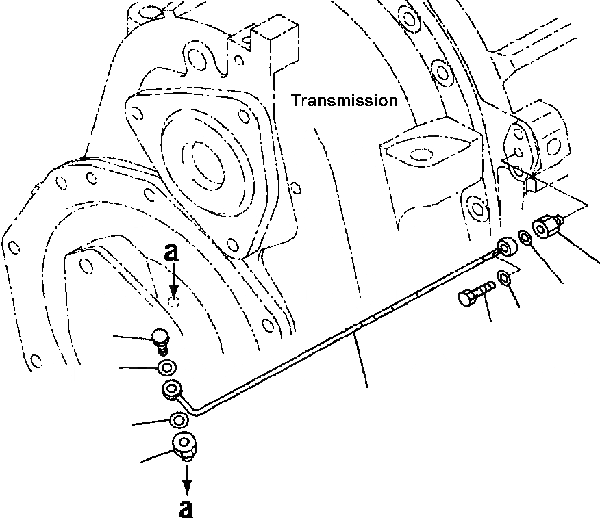 Схема запчастей Komatsu WA500-3L - F-A ТРАНСМИССИЯ ASSEMBLY СМАЗКА ТРУБКА СИЛОВАЯ ПЕРЕДАЧА И КОНЕЧНАЯ ПЕРЕДАЧА