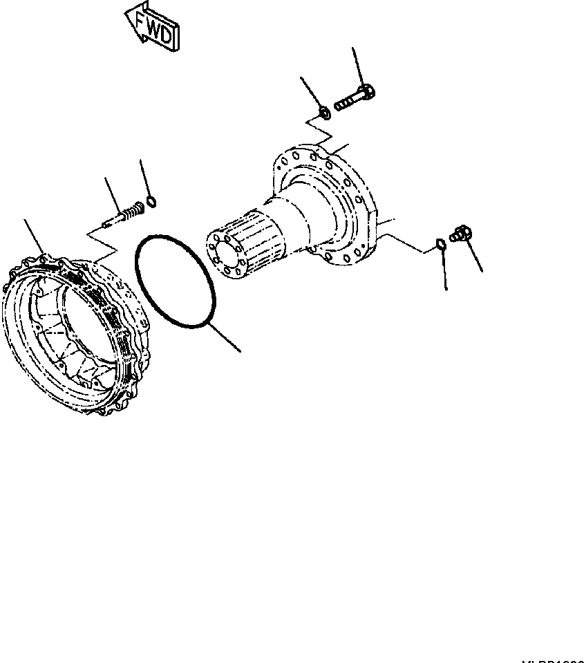 Схема запчастей Komatsu WA500-3L - F-A ПЕРЕДНИЙ МОСТ (С LIMITED-SLIP ДИФФЕРЕНЦ.) КОЛЕСН. ТОРМОЗ КРЕПЛЕНИЕ СИЛОВАЯ ПЕРЕДАЧА И КОНЕЧНАЯ ПЕРЕДАЧА