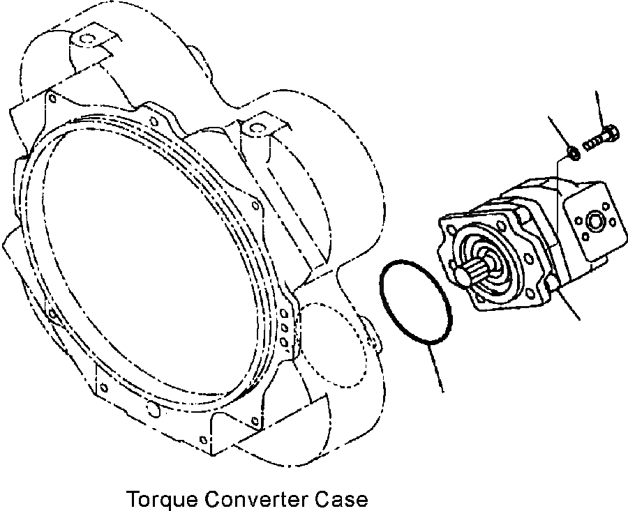 Схема запчастей Komatsu WA500-3L - F7-A ГИДРОТРАНСФОРМАТОР И ТРАНСМИССИЯ НАСОС КРЕПЛЕНИЕ СИЛОВАЯ ПЕРЕДАЧА И КОНЕЧНАЯ ПЕРЕДАЧА