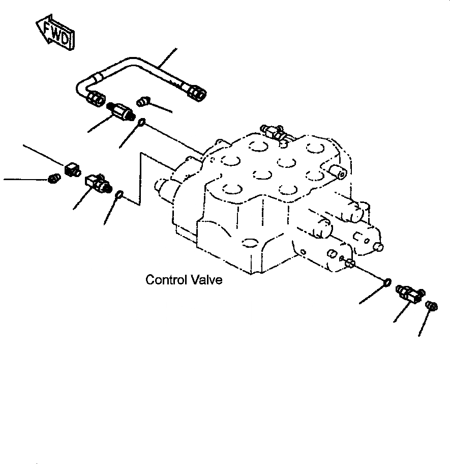 Схема запчастей Komatsu WA500-3L - H-A ОБОРУД-Е УПРАВЛЯЮЩ. КЛАПАН 2-Х СЕКЦИОНН. КЛАПАН СОЕДИНИТЕЛЬН. ЧАСТИ ГИДРАВЛИКА
