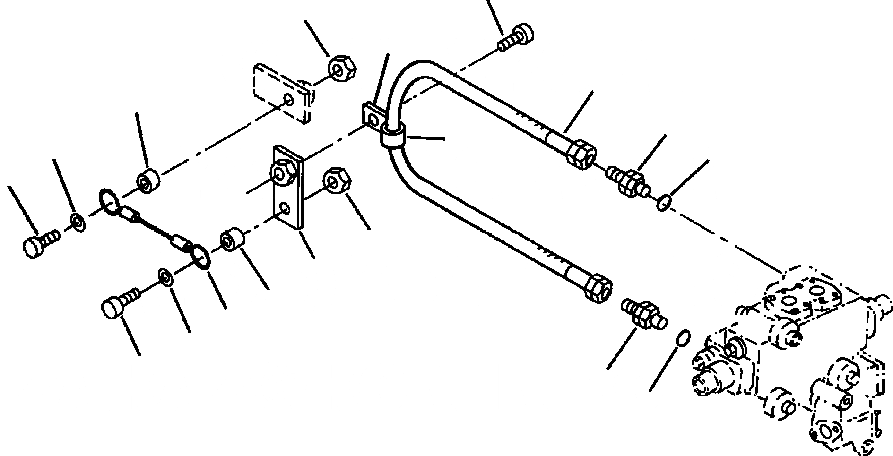 Схема запчастей Komatsu WA500-3L - H-A ГИДРАВЛИКА РУЛ. УПРАВЛЕНИЯ РУЛЕВ. УПРАВЛЕНИЕ ЗАПРАШИВАЮЩ. КЛАПАН - ОТСЕКАЮЩ. КЛАПАН ГИДРАВЛИКА