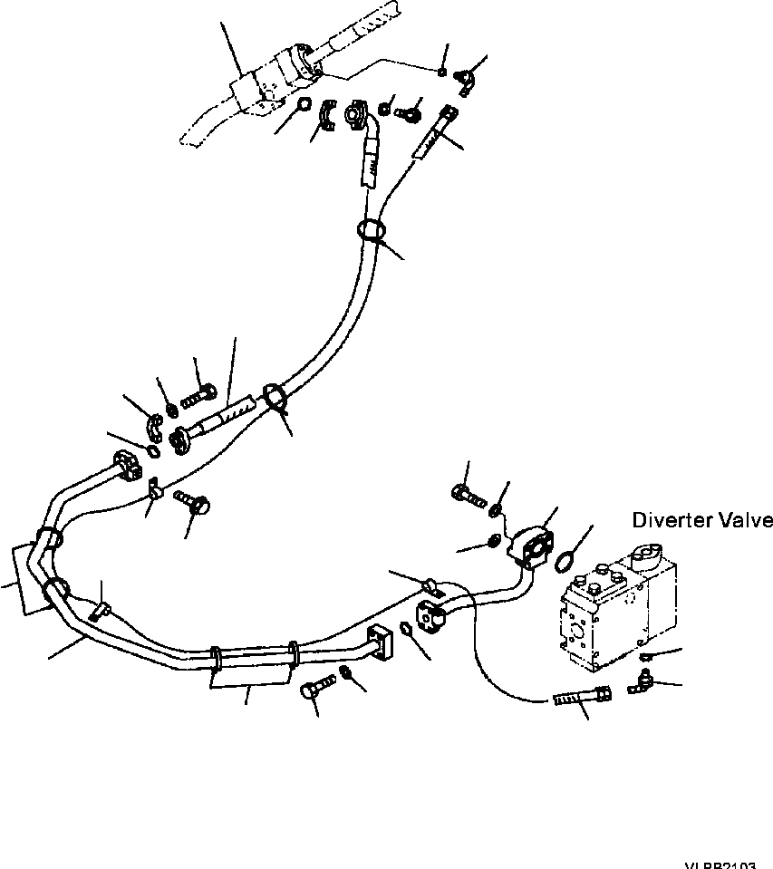 Схема запчастей Komatsu WA500-3L - H-A ГИДРАВЛИКА РУЛ. УПРАВЛЕНИЯ ГЛАВН. ЛИНИЯ (GROUND ПРИВОДN РУЛЕВ. УПРАВЛЕНИЕ) ГИДРАВЛИКА